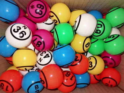 38mm Plastic Bingo Balls