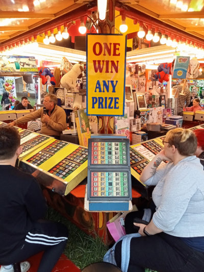 Jack's Prize Bingo, Fairground Bingo, at the Hoppings 2022