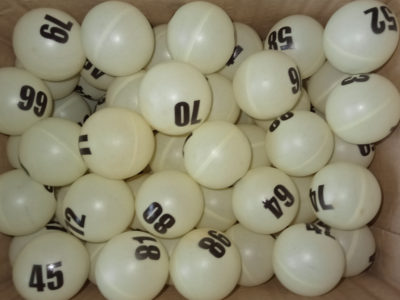 40mm Glow In The Dark Bingo Balls